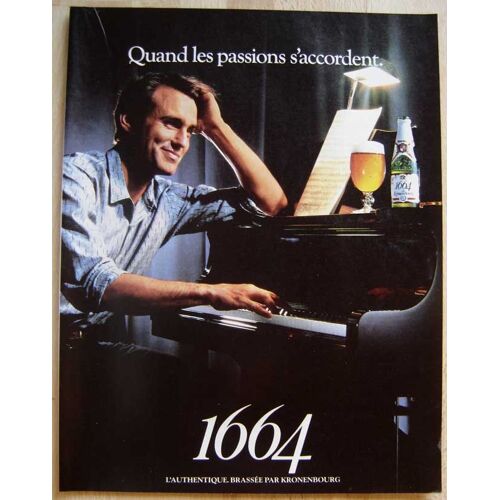 Publicité Papier - Bière 1664 De 1985