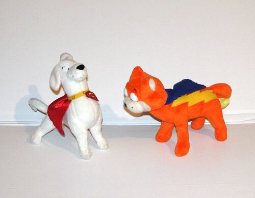 Krypto Super Dog  Peluche Chien Et Chat Dc Comics Nounours