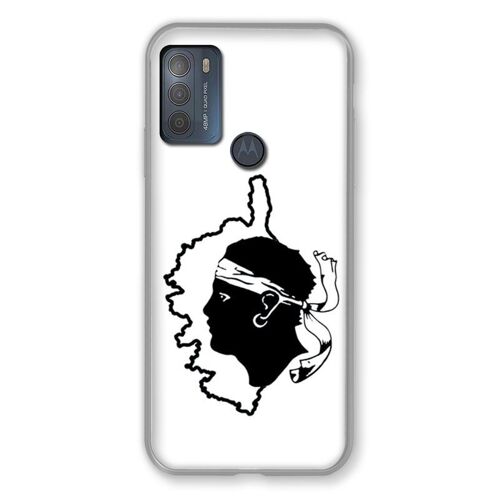 Coque Pour Motorola Moto G50 Corse Blanc