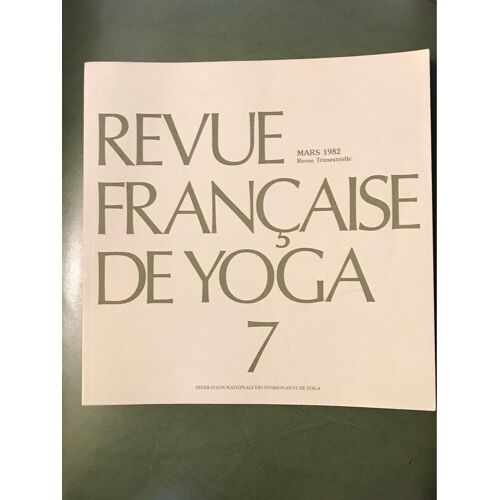 Revue Française De Yoga Numéro 7