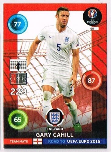 N°65 - Gary Cahill - Grande Bretagne - Road To Euro 2016 - Uefa Euro 2016 