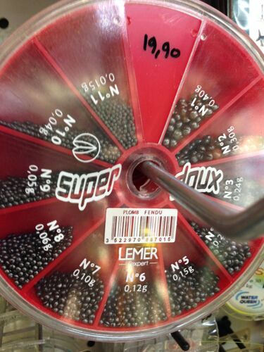 Boite De 11 Cases Rond Fendu Naturel Plomb Mou