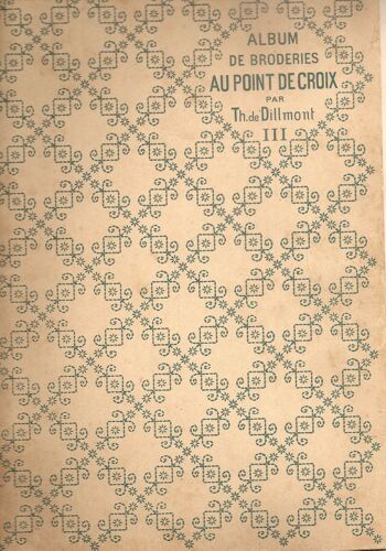 Album De Broderies Au Point De Croix-Bibliothèque D.M.C