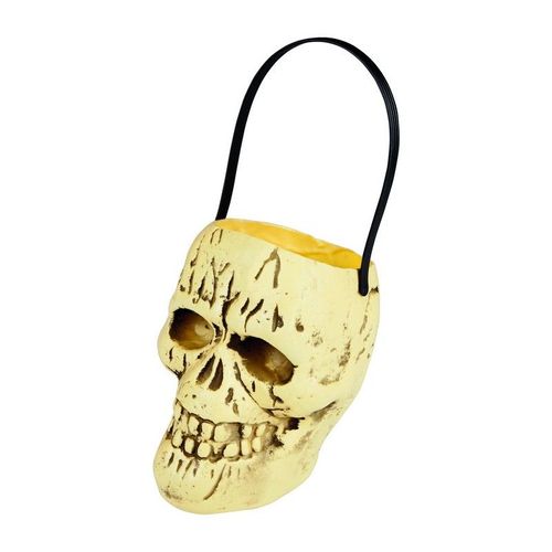 Seau Bonbons Tête De Mort Halloween - 220330 - Taille Unique