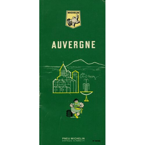 Auvergne / 1968 / Guide Vert Michelin / Collectif / Réf13735