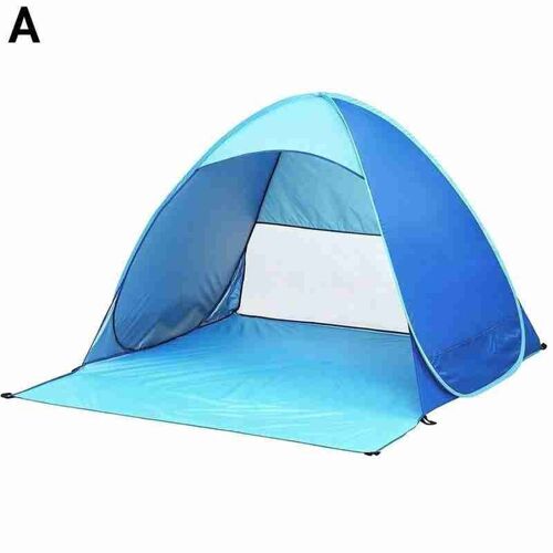 Tente De Plage À Ouverture Automatique, 1 Pièce, Ultralégère, Pliante, Pour La Famille, Pour Le Camping Touristique, Pour Le Poisson, Anti Uv, À Ombre Totale
