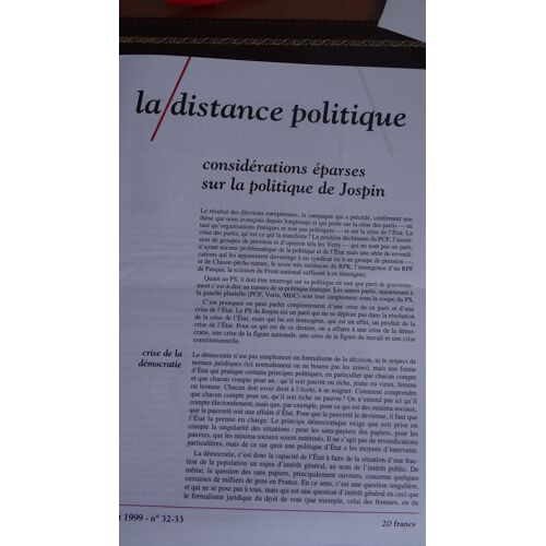 La Distance Politique 32-33