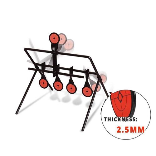 Carillons Éoliens, Cible De Tir, Métal, Réinitialisation Automatique, Rotation, Chasse En Plein Air, Pratique, Tactique