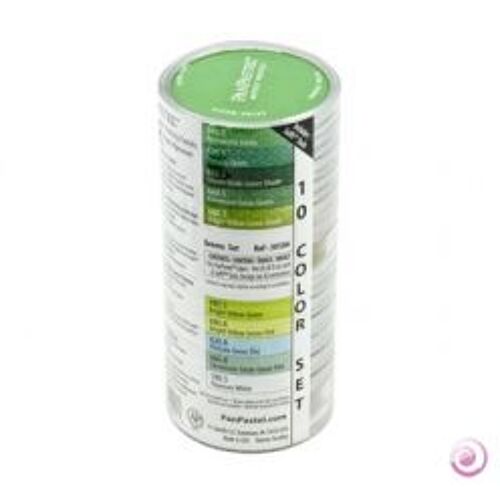 Panpastel Set De 10 Couleurs + Outils  - Verts - Panpastel