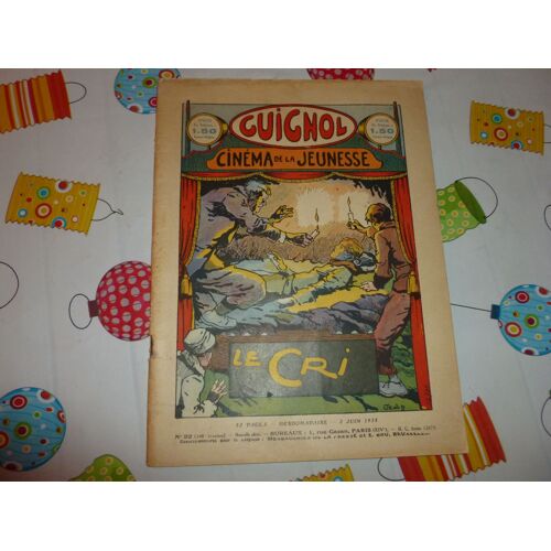 Guignol Cinéma De La Jeunesse  N° 22 Du 2/06/1935: Le Cri / Le Champion Du Ranch