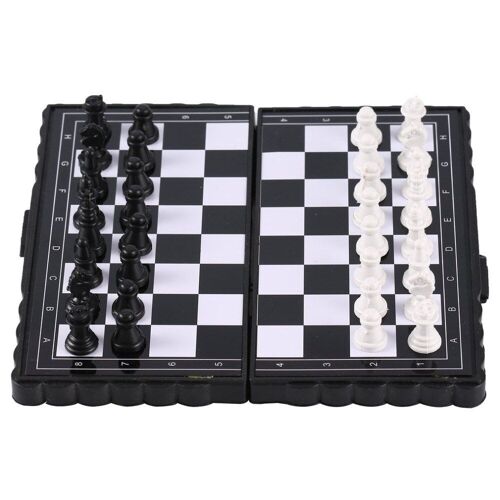 Jeu D'échecs Magnétiques Pliants En Plastique, 1 Ensemble, Mini Jouet Portable Pour Enfant, Livraison Directe
