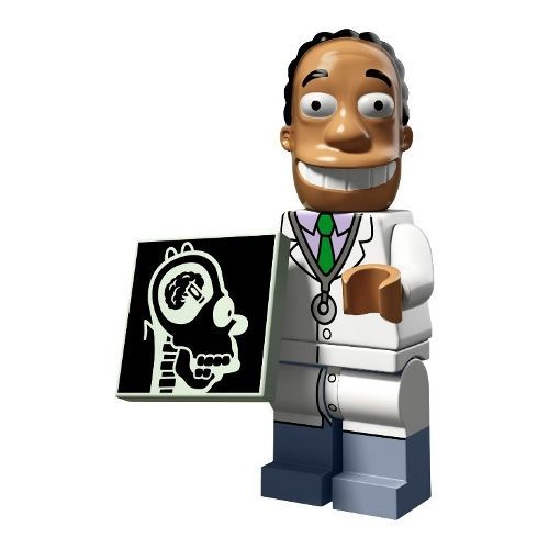 Mini figurine Docteur Hibbert LEGO Minifigures 71009 Les Simpsons Série 2.0