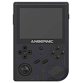 Anbernic Rg351v 64 Go Console De Jeu Portable 3,5 Pouces 640 * 480p Écran Ips 12000 Jeux Double Emplacement Pour Carte Tf Prise En Charge De 20 Types De Format De Jeux - Noir