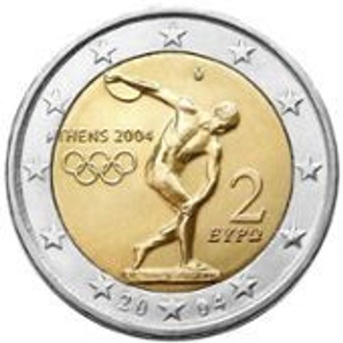 2 Euro Commémo Jo D'athènes - Grèce 2004