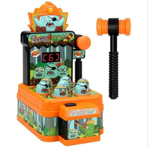 Martelant Jouet Bois Martelant Banc Jouet Montessori, Jeu De Travail D'éQuipe pour Filles Et GarçOns De Plus De 3+ Ans (Zombi)