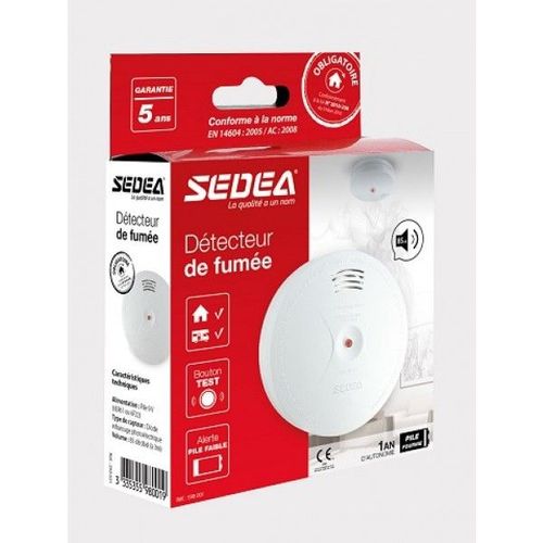Sedea 598001 Détecteur de fumée