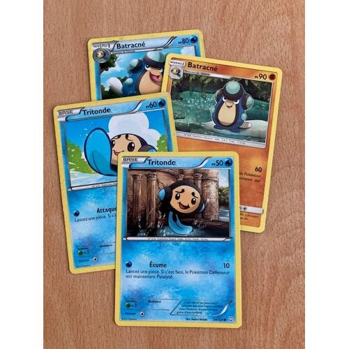 (644) 2x Tritonde + 2x Batracné (Pokemon)