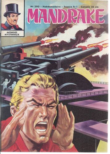 [ Mondes Mystérieux ] Mandrake N° 290 ( 12 Novembre 1970 ) : " Les Deux Visages Du Mystère " ( Mandrake + B.D. Aventures )