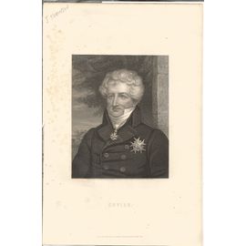 Gravure Anglaise Sur Acier Xix Ème// Cuvier ( Portrait En Buste)