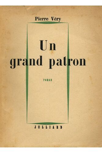 Un Grand Patron / Véry Pierre / Réf13336