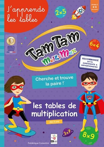 Tam Tam Multimax - Cherche Et Trouve La Paire ! - Les Tables De Multiplication Niveau 2