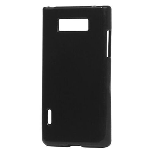 Coque Lg optimus L7 P700 P705 noire en silicone Tpu brillant