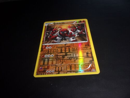 Carte Pokémon Judokrak Holo Reverse 68/124 Noir & Blanc Dragons Exaltés Fr Neuve