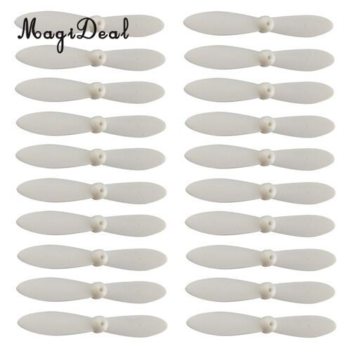 Jeu D'hélices De Remplacement, 20 Pièces, Vis À Air, Pour Cheerson Cx 10 Mini Drone Hélicoptère Rc, Accessoires Blancs-Générique