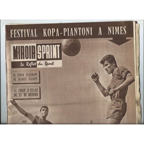 Miroir-Sprint 02/05/1960 Seamus Elliot, Kopa-Piontani, Robert Chapatte, Gérard Et Jacques Saint, Pelé, Le Real Madrid, René Domingo, Hashas/Akono, Gregory Bell, Battling Torres,Archie Moore/Jean Dumas