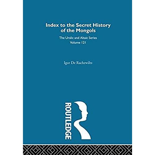 Index To The Secret History Of The Mongols