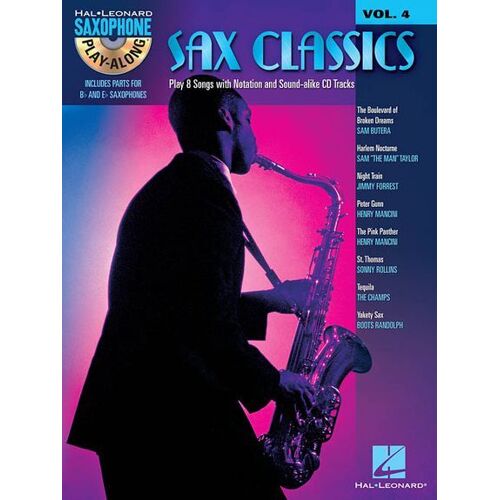Saxophone Play-Along Volume 4 Sax Classics - Book/Online Audio