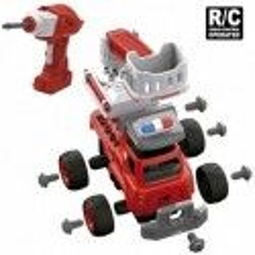 Tachan- Camión Bomberos Con Sonido Y Montaje Eléctrico, Radio Control, Color Rojo (Cpa 7838034m)