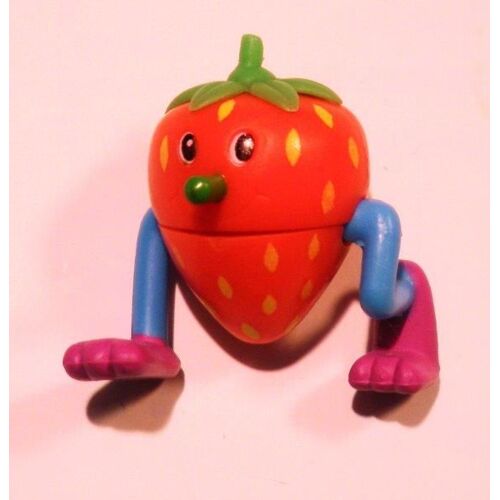 Figurine "Onken" - Walking Heads & Walking Fruits - N°6 La Fraise (1996)