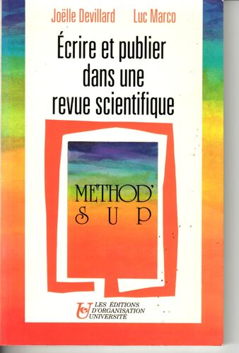 Écrire Et Publier Dans Une Revue Scientifique