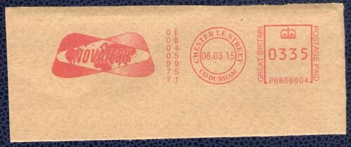 Royaume Uni Ema Empreinte Postmark Novatech Chester Le Street Codurham