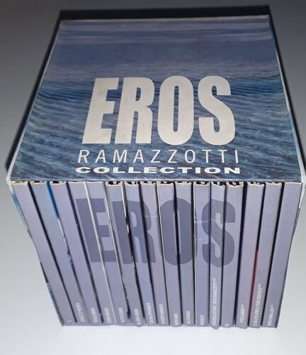 Eros Ramazzotti Rare Collector Coffret Collection De 16 Cd Et Dvd