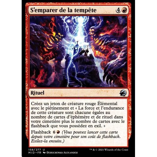 S'emparer De La Tempête - Mtg - Innistrad : Chasse De Minuit - U - 158/277