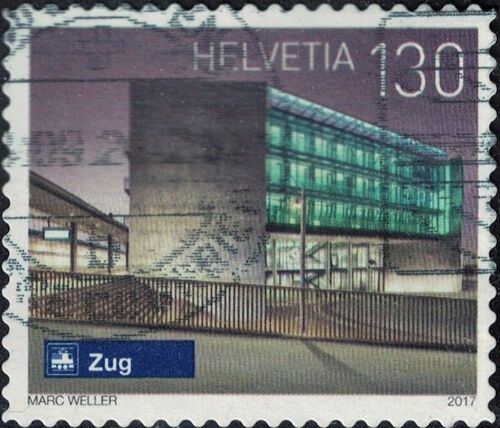 Suisse 2017 Oblitéré Used Railway Station Zug Gare Ferroviaire Zoug Su