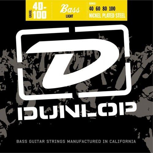 Jeu Guitare Basse Dunlop Light 40-100