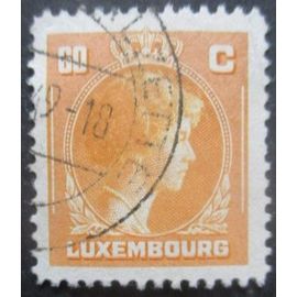 Luxembourg N°341a Duchesse Charlotte Oblitéré