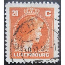 Luxembourg N°336 Duchesse Charlotte Oblitéré