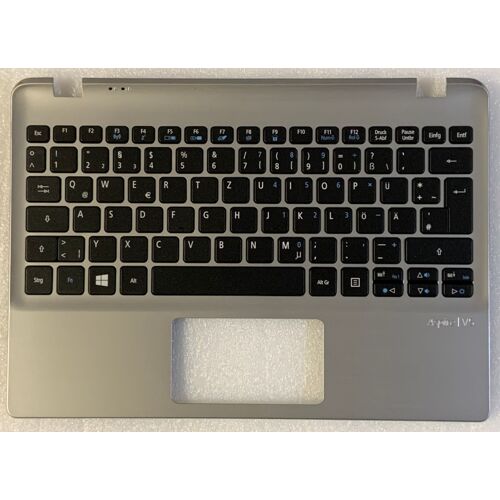 Clavier Qwertz Allemand ACER Aspire V5-122P 60.M91N1.011 NSK-R71BW 9Z.N9RBW.10G NKI1117017 NK.I1117.017 TOPCASE Argenté rétroéclairé