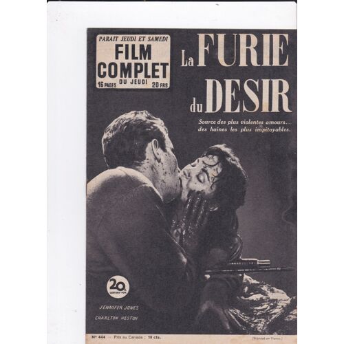 La Furie Du Désir (Jennifer Jones, Charlton Heston)