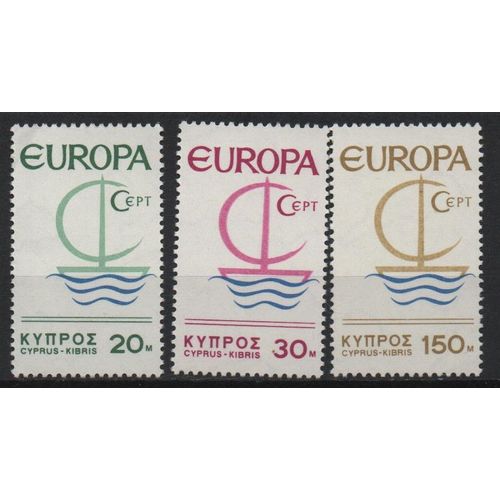 Chypre Timbres Europa 1966