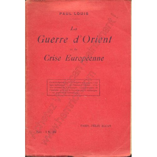 La Guerre D'orient Et La Crise Européenne