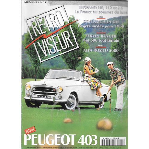 Rétroviseur N° 71 - Juillet 1994 - Dossier Peugeot 403 