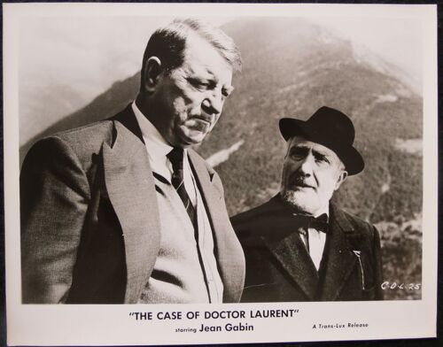 Jean Gabin * Le Cas Du Docteur Laurent * Jean Paul Le Chanois - 1957 - 1 Photo D'exploitation De Cinéma Usa * Petite Affiche 20,5x25,5 Cm * Lobby Card * Jean Gabin ; Nicole Courcel ; Sylvia Montfort 