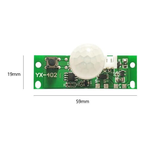 Contrôleur De Lampe Murale Solaire 3.7v, 1 Pièce, Circuit Imprimé, Module De Capteur Infrarouge, Mode De Fonctionnement À Induction Du Corps Humain