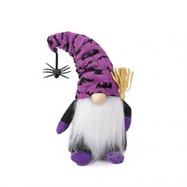 Poupée Gnome Sans Visage Pour Halloween, Jouets Pour Enfants, Décoration D'horreur, Elfe En Peluche, Décoration De Fête D'halloween, Accessoires D'ornement En Araignée De Citrouille