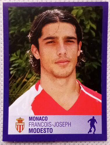 Foot 2006 - Championnat De France De L1 Et L2 - 30 Ans - N°238 Monaco François-Joseph Modesto - Image, Sticker, Autocollant Panini